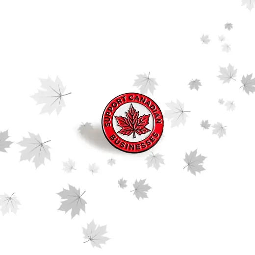 Support Canadian Businesses Pin